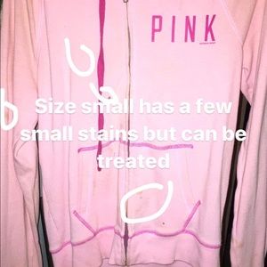 VS pink hoodie